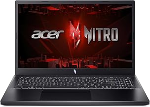 Nitro V Gaming Laptop | Intel Core i9-13900H Processor | NVIDIA GeForce RTX 4060 Laptop GPU | 15.6" FHD IPS 144Hz Display | 32GB DDR5 | 1TB Gen 4 SSD | WiFi 6 | Backlit KB | ANV15-51-92XK