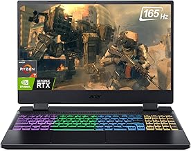 Nitro 5 15.6" QHD 165Hz Gaming Laptop, AMD Ryzen 7 6800H (8 Cores, Up to 4.7GHz), 16GB DDR5 RAM, 1TB SSD, NVIDIA GeForce RTX 3070 Ti 8GB, USB-C, Wi-Fi 6E, BT, HDMI 2.1, RGB Backlit KB, Win 11