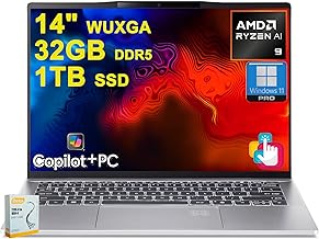 Sponsored Ad - Swift 14 Portable Copilot+ AI PC Laptop | 14" WUXGA Matte Touch | AMD 10-core Ryzen AI 9 365 (Up to 50 NPU TOPS - Up to 73 GPU TOPS) | 32GB DDR5 1TB SSD | Backlit Wi-Fi7 Win11Pro w/DLCA