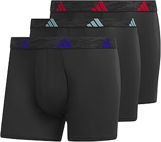 Men's Stretch Cotton Boxer Brief Underwear (3-Pack) -2020