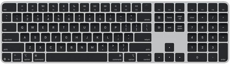 Magic Keyboard with Touch ID and Numeric Keypad for Mac Models with Apple Silicon - US English - Black Keys