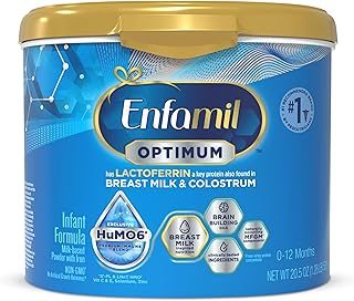 Optimum (Enspire), Our Closest Formula to Breast Milk, Immune-Supporting Lactoferrin and Brain-Supporting DHA Baby Formula, Powder 20.5 Oz Tub
