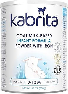 Goat Milk Infant Formula - Easy to Digest Baby Formula 0-12 Months - Contains Prebiotics, Iron, DHA, Non-GMO - Gentle on Sensitive Tummies - Formula Supporting Gut Health & Sleep - 28Oz