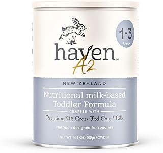 Sponsored Ad - A2 Cow Toddler Formula, Grass Fed Cow Milk Powder for Toddlers With Protein, Probiotics, Prebiotics, Lutein and Omega 3 Dha, Easy Digestion Formula, Non GMO, American Made, 14.1 Oz