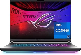 ROG Strix G16 (2025) Gaming Laptop, 16” FHD+ 16:10 165Hz/3ms Display, NVIDIA® GeForce RTX™ 5060 Laptop GPU, Intel® Core™ i7 Processor 14650HX, 16GB DDR5, 1TB Gen 4 SSD, Wi-Fi 7, Windows 11 Home