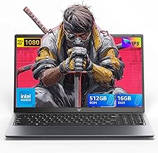 Sponsored Ad - Laptop, 15.6" Laptop Computer, Intel Quad-Core Processor Windows 11 Laptop, 16GB DDR4 512GB SSD, Up to 2TB,180° Open Angle, Metal Shell, WiFi, USB3.2, Type C