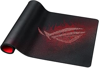 ROG Sheath Gaming Mouse Pad – 35.4” x 17.3", Extra-Large Surface, Pixel-Precise Tracking, Anti-Fray Stitched Edges, Non-Slip Base - Black/Red