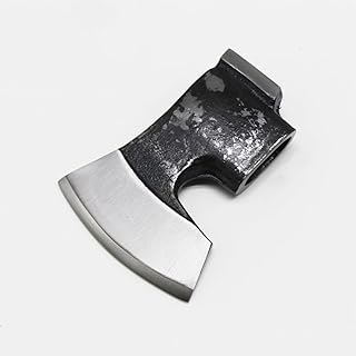Forged Small Axe Head High Carbon Steel Bushcraft Axe Hatchet Head for Outdoor Survival Hiking Camping Wood Chopping
