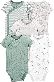 unisex-baby 5-pack Side Snap Short-sleeve Bodysuit