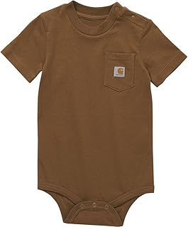 Kid's CA5004 Short-Sleeve Pocket Bodysuit