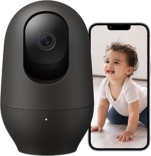 Sponsored Ad - nooie 2K Baby Monitor, Baby Camera Monitor with Phone App, WiFi Indoor Camera for Home Security, AI Motion Tracking, Two-Way Audio, Compatible with Alexa, SD or Cloud Storage
