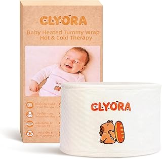 Sponsored Ad - Infant Gripe Belt Heated Belly Band, Baby Colic and Gas Relief,Helps Babies Eliminate Gas and Reduce Crying, Soothe Baby's Tummy with Gentle Warmth and Compression, Silent Straps, Anti-