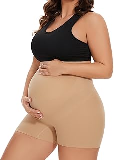 Sponsored Ad - Seamless Maternity Shapewear, Belly Support Pregnancy Underwear for Maternity Photography and Baby Shower Dresses
