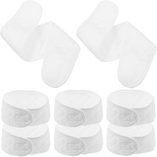 Sponsored Ad - Healifty 6Pcs Pure Baby Belly Bands Infant Belly Button Band Newborn Umbilical Cord (White)