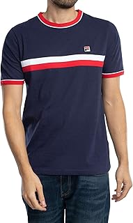 Men's Razee T-Shirt, Navy/Red/White