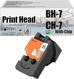 BH-7 CH-7 BH7 CH7 QY6-8003 QY6-8019 Print Head Printhead, Compatible for Canon G1000 G1010 G2000 G2010 G3000 G3010 G4000 G4010 Printers —— High Print Volume with Chip BH-7