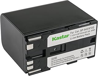 Kastar Battery (1-Pack) for Canon BP-945, BP-950, BP-970, Canon C2, FV1, FV500, Optura, Ultura, Vistura, DM-XL2, DM-MV20, E65AS, ES-8600 Hi8, G2000, GL2, MV200i, UC-V300, V75Hi, XH-G1, XL-H1, XM2, XV3