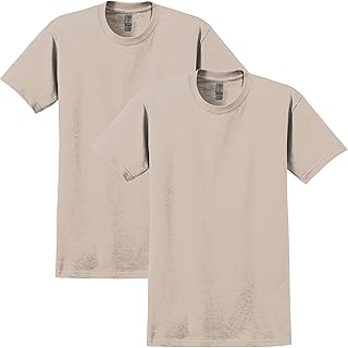 Men's Ultra Cotton T+Shirt, Style G2000, 2+Pack LRG+Tan