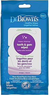 Dr. Brown's Tooth and Gum Wipes, 30 Count