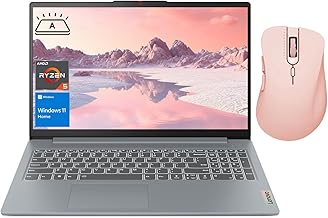 Sponsored Ad - IdeaPad Slim 3 Laptop, 15.6" FHD Display, AMD Ryzen 5 5625U, 16GB RAM, 1TB SSD, Backlit KB, SD Card Reader, Webcam, HDMI, Wi-Fi 6, Win 11 Home, Bundle with Thunderobot ML101 Wireless Mo