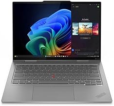 ThinkPad X1 2-in-1 Gen 10 Aura Edition Laptop with Intel Core Ultra 7 258V Processor, 14” OLED 2.8K VRR 30-120Hz Touchscreen Display, 32GB LPDDR5X-8533MT/s, 512GB SSD, 8MP IR Cam, and Win11Pro