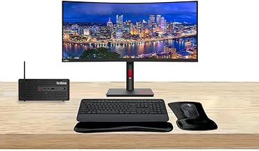 Sponsored Ad - ThinkStation P3 SFF i7k, 64GB RAM, 1TB SSD, Windows 11 Pro, RTX A4000 16GB Bundled with ThinkVision T34w 34” Curved 2K, T2U Plus WiFi, MK650 Wireless Keyboard & Mouse, Gel Mouse & Wrist
