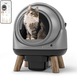 Sponsored Ad - Self Cleaning Litter Box - G1 Automatic Cat Litter Box for Cats, Robot with Large Openning/Odor-Control/Dual Safety Protection