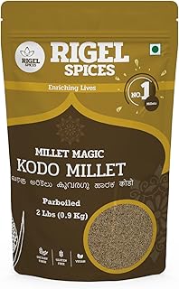 Sponsored Ad - Rigel Spices Kodo Millet | 2lbs resealable pack | Varagu | Non GMO | Gluten Free | Rich in fiber
