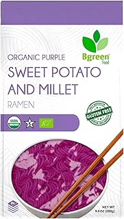 Sponsored Ad - Big Green Organic Food- Organic Purple Yam & Millet Ramen, Premium Ube, Gluten-Free, Vegan (12 Pack)
