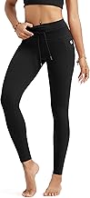 Sponsored Ad - ODODOS Women's Drawstring Tie Daily Pocket Leggings 25" / 28" High Waist Workout Yoga Pants
