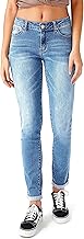 Sponsored Ad - RHODANTHE Women's Ripped Boyfriend Jeans Stretch Skinny Jean Trendy Distressed Straight Leg Jeans with Holes