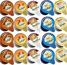 Coffee Creamer Singles Variety Pack – 150 Count, 5 Flavors Half & Half, Hazelnut, French Vanilla, Caramel, Original– Non-Dairy Creamers for Coffee, Tea, Office, Home, Bar & Gifting