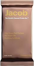 Jacob Bar, Protein Bars, Chocolate (9 Bars Total) - 20g Grass-Fed Protein, No Seed Oils, Nothing Artificial