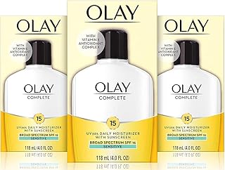 Complete All Day Moisturizer SPF 15, Sensitive 4 oz (Pack of 3)