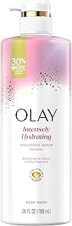 Body Wash for Women, Intensely Hydrating, Hyaluronic Acid Serum Complex, Renews Moisture, Free of Parabens & Phthalates, Vitamin B3 Lameller Technology, For All Skin Types, 26 fl oz
