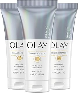 Firming & Hydrating Hand and Body Lotion with Collagen, 6 fl oz Tube (Pack of 3)