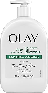 Deep Gel Cleanser with Tea Tree Essential Oil, 16 Oz