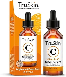 Vitamin C Serum For Face – Anti Aging Face Serum with Vitamin C, Hyaluronic Acid, Vitamin E – Brightening Formula – Improve Appearance of Dark Spots, Tone, Fine Lines & Wrinkles, 1 Fl Oz