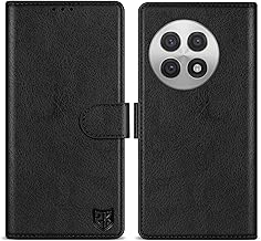 for OnePlus 13R Wallet Case with [RFID Blocking] Card Slot Kickstand Magnetic Closure Leather Flip Fold Protective Phone Case for OnePlus 13R Case Wallet(Black-6.78 inch)