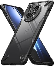 Sponsored Ad - Fusion-X [Precise Cutouts for Camera Lenses] Compatible with OnePlus 13R Case, Augmented Bumper Clear Hard Back Heavy Duty Shockproof Protective Cover - Black