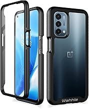 Oneplus Nord N200 5G Case, Built in Screen Protector Full Body Shockproof Slim Fit Bumper Protective Phone Cover for 1+ Nord N200 5G Men Women-Black/Clear