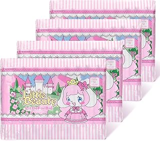 Sponsored Ad - Adjustable Hook-and-Loop Closure Adult Printed Cloth Back Diaper 40 Pieces (4 Packs) - Little Beauty (Medium 28"-38")