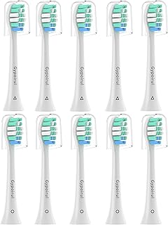 Sponsored Ad - Toothbrush Replacement Heads Compatible with Philips Sonicare Replacement Heads, Electric Brush Head for 4100 5100 6100 9023 W Optimal Plaque Control 10 Pack