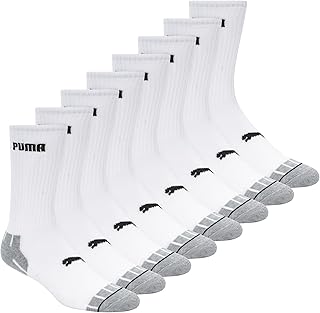 Sponsored Ad - Men's 8 Pack Athletic Cushioned Crew Socks
