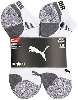 Men’s Repreve Athletic Sock, 12-pair (White)