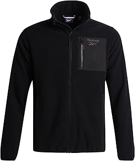 Mens Fleece Jacket - Lightweight Polar Fleece Zip Up Winter Softshell Jacket Men with Pockets for Hiking and Workout