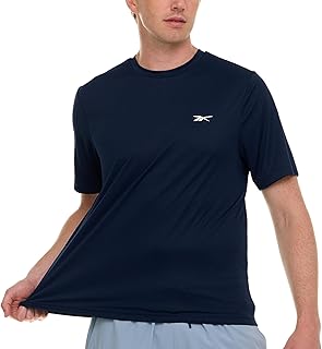 Rash Guard for Men Short Sleeve, Mens Swim Shirt, Sun Shirt UPF+ 50 UV Protection