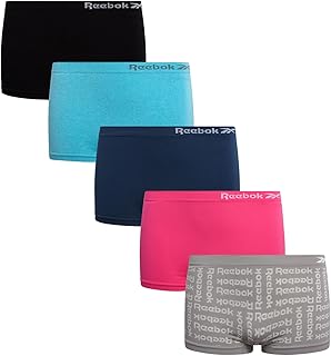 Girls Boyshorts Underwear - 5 Pack Soft Breathable Panties Boy Shorts Seamless Underwear for Girls (Sizes: 6-16)