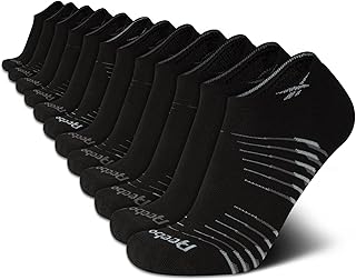 Mens Low Cut Socks - 12 Pack Performance Cushion Comfort No Show Socks - Breathable Athletic Socks for Men (6-12.5)