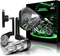 Sponsored Ad - Motorcycle Bar End Mirrors, 7/8 Handlebar Rear View Accessories Universal Standard Hollow Arrow CNC Black fit for Motorbike Street Sport Bike Touring Cruiser Chopper Cafe Racer